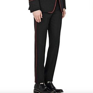 Givenchy 2017 Red Piping Dress Suit Trousers Pants 52 / 36